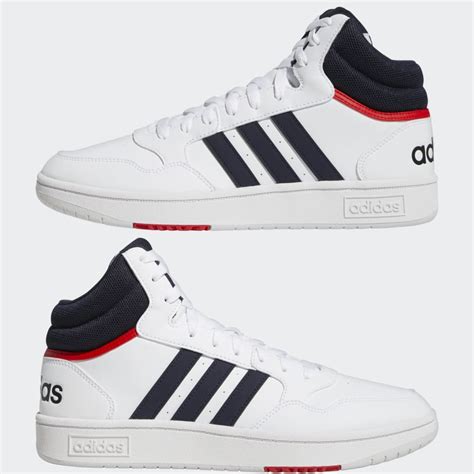 adidas sneaker hoops 3.0 mid weiß/grün|Adidas hoops 3.0.